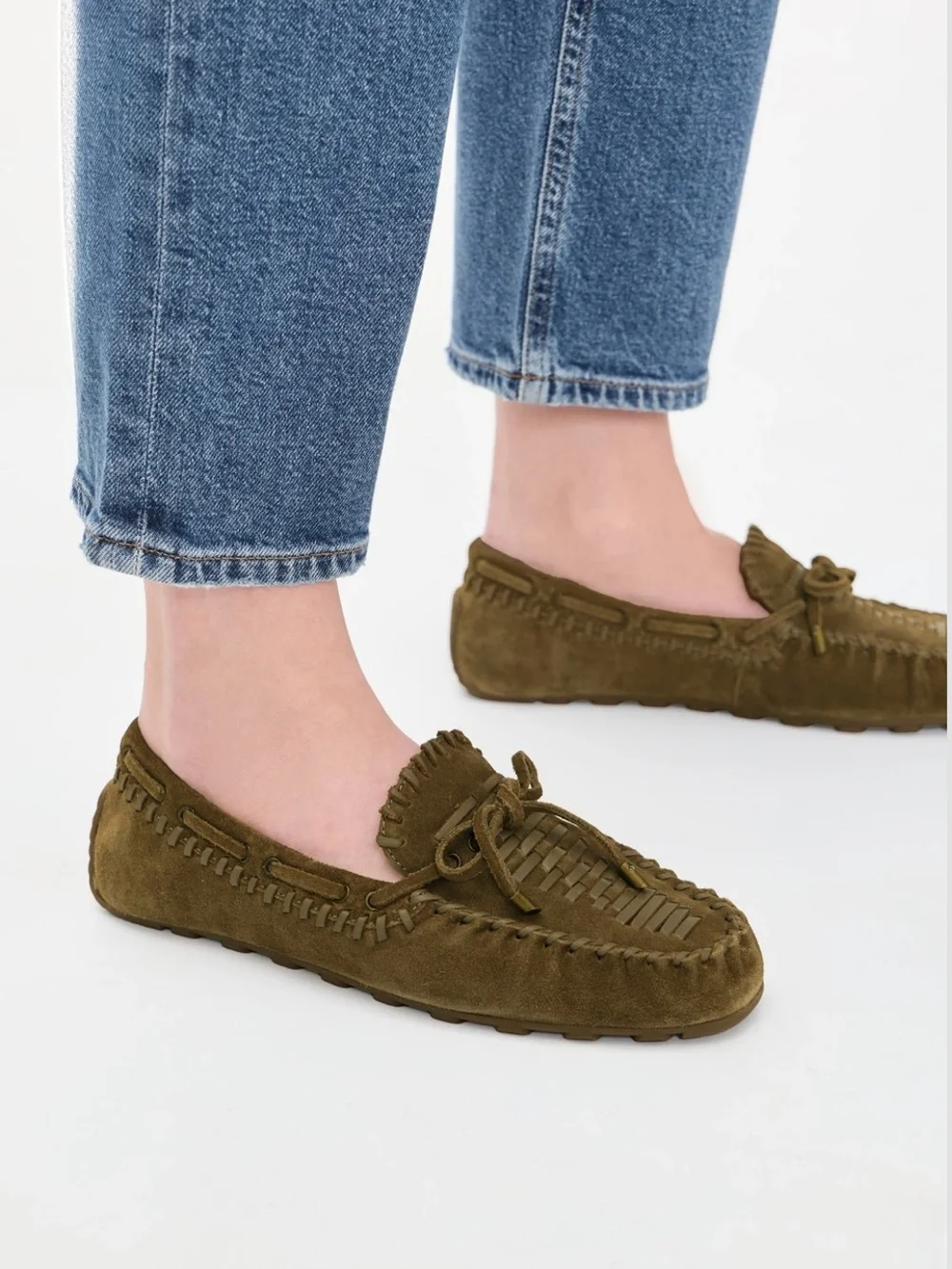 Free People Misty Suede Moccasins